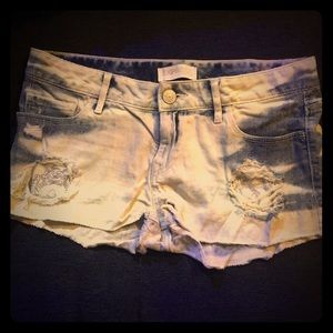 Express denim shorts